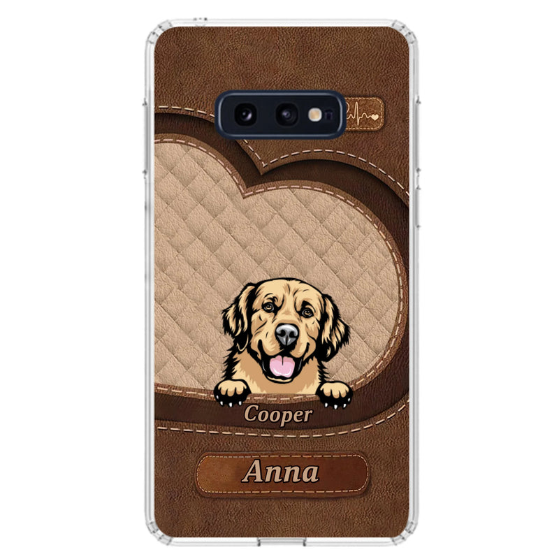 Custom Personalized Dog Phone Case - Gift Idea For Dog Lovers - Case For iPhone And Samsung