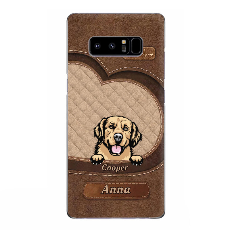 Custom Personalized Dog Phone Case - Gift Idea For Dog Lovers - Case For iPhone And Samsung