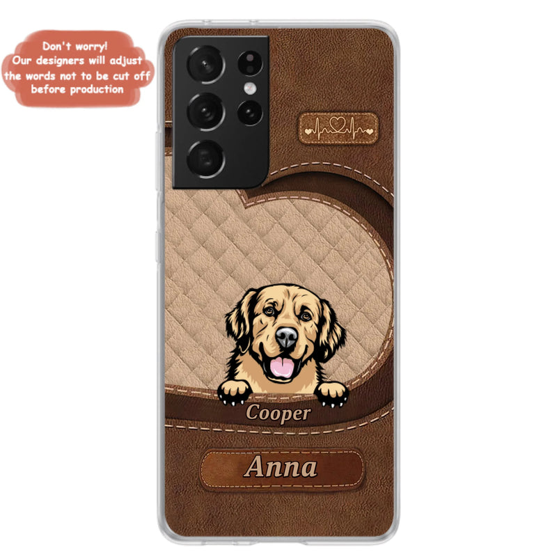 Custom Personalized Dog Phone Case - Gift Idea For Dog Lovers - Case For iPhone And Samsung
