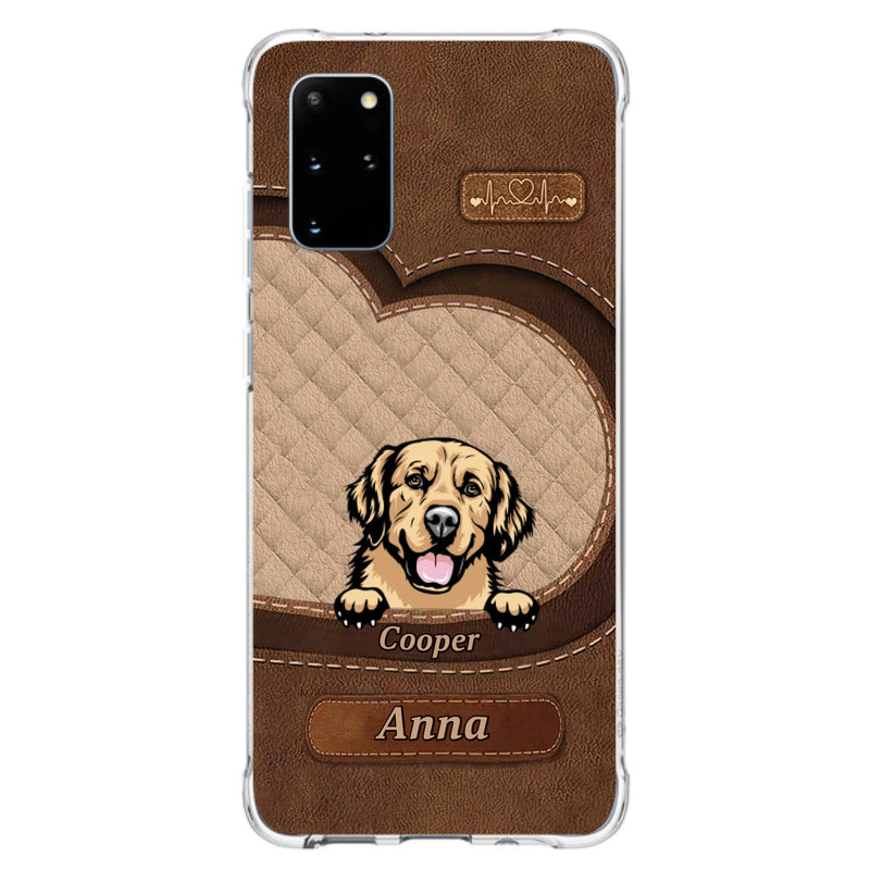 Custom Personalized Dog Phone Case - Gift Idea For Dog Lovers - Case For iPhone And Samsung