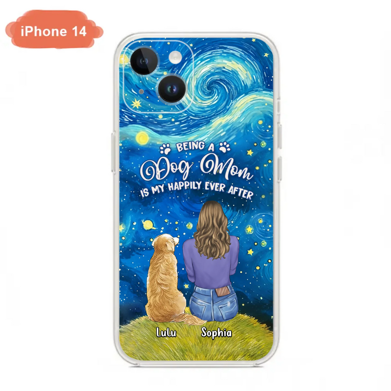 Personalized Dog Mom Phone Case - Up to 3 Dogs - Mother's Day Gift Idea For Dog Lover - Dog Mama Life Is Ruff - Case For iPhone/ Samsung