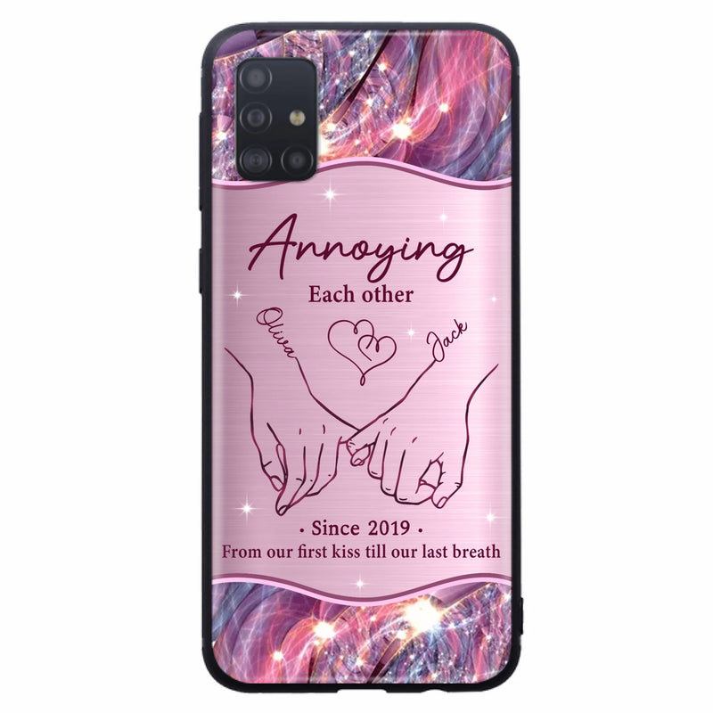 Custom Personalized Couple Phone Case For iPhone/ Samsung - Gift Idea For Couple - Annoying Each Other