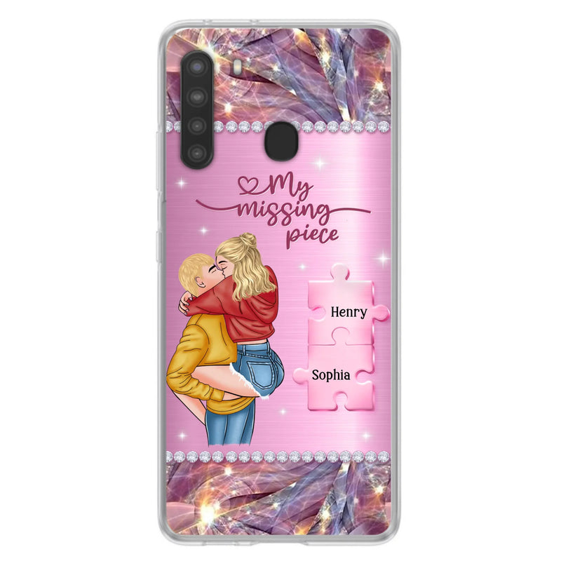 Custom Personalized Couple iPhone/ Samsung Phone Case - Gift Idea For Couple/ Christmas - My Missing Piece