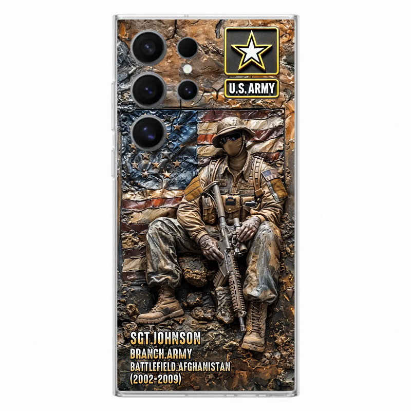 Custom Personalized Veteran Phone Case For iPhone/ Samsung - Veteran Gift Idea