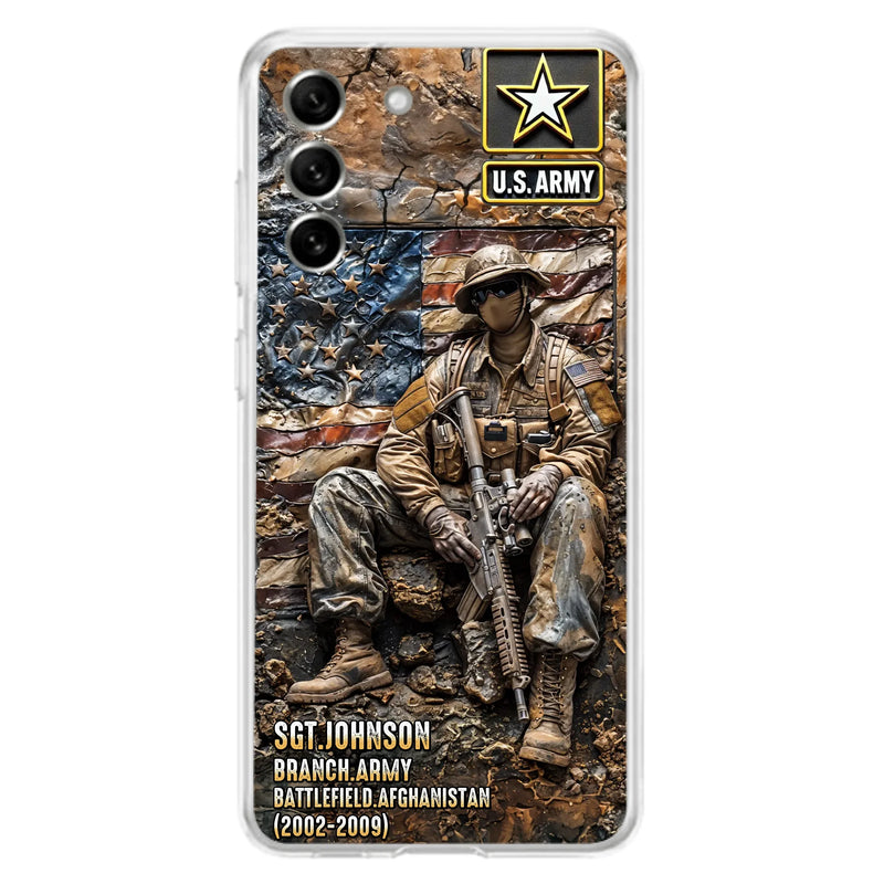 Custom Personalized Veteran Phone Case For iPhone/ Samsung - Veteran Gift Idea