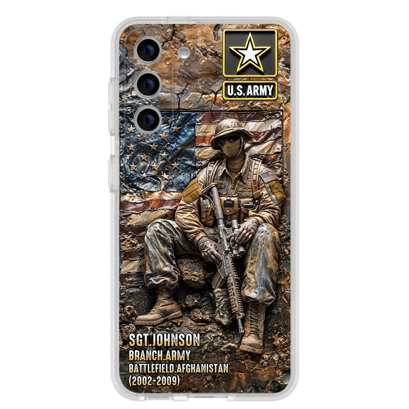 Custom Personalized Veteran Phone Case For iPhone/ Samsung - Veteran Gift Idea