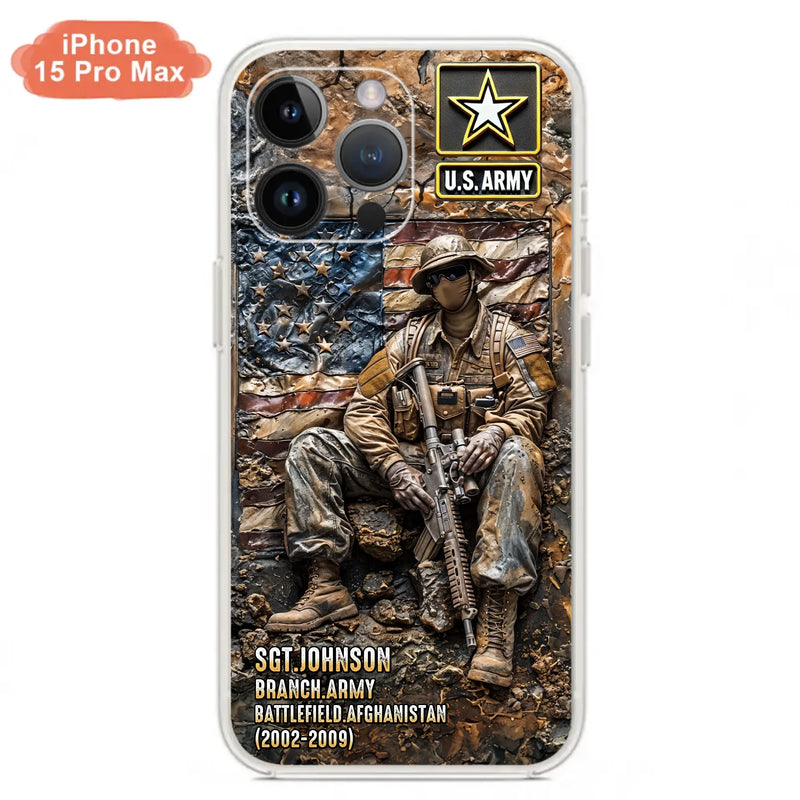 Custom Personalized Veteran Phone Case For iPhone/ Samsung - Veteran Gift Idea
