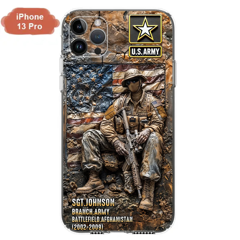 Custom Personalized Veteran Phone Case For iPhone/ Samsung - Veteran Gift Idea
