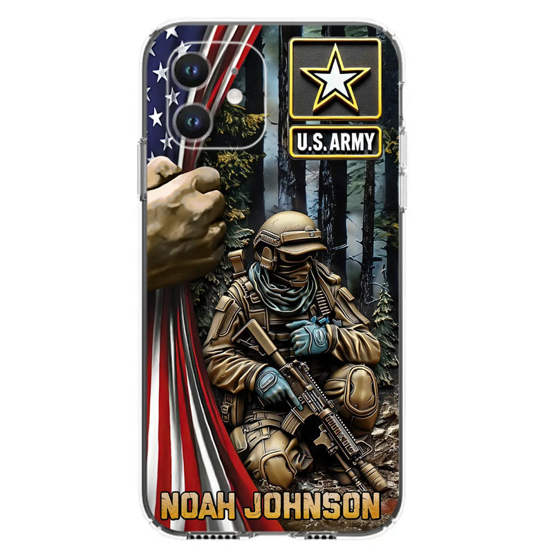 Custom Personalized Veteran Phone Case For iPhone/ Samsung - Veteran Gift Idea - Custom Name