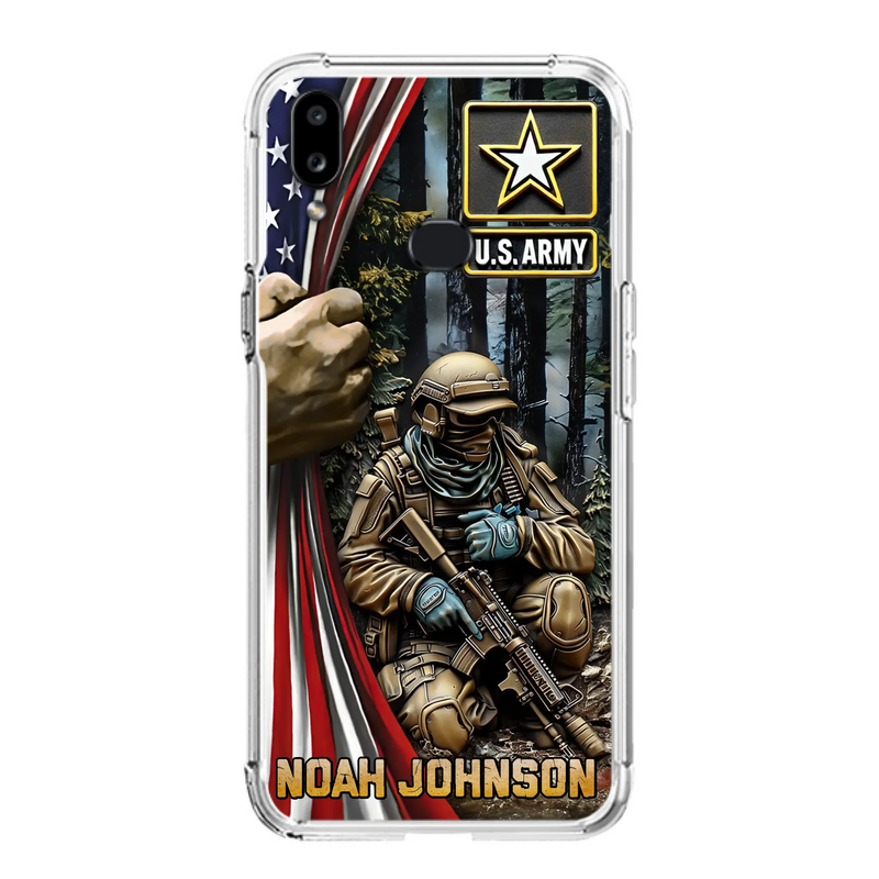 Custom Personalized Veteran Phone Case For iPhone/ Samsung - Veteran Gift Idea - Custom Name