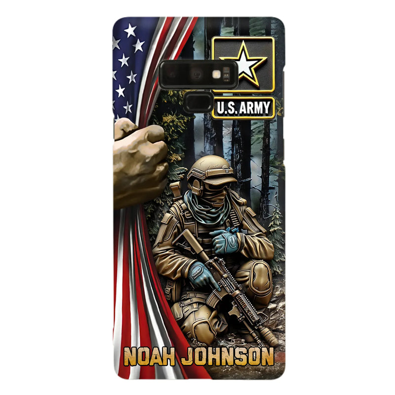 Custom Personalized Veteran Phone Case For iPhone/ Samsung - Veteran Gift Idea - Custom Name