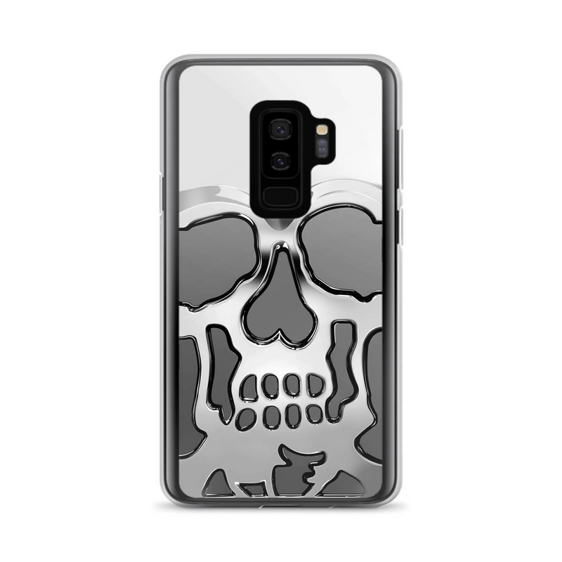 Custom Personalized Veteran Skull Metalic Phone Case - Gift Idea For Veteran - Case For iPhone/ Samsung