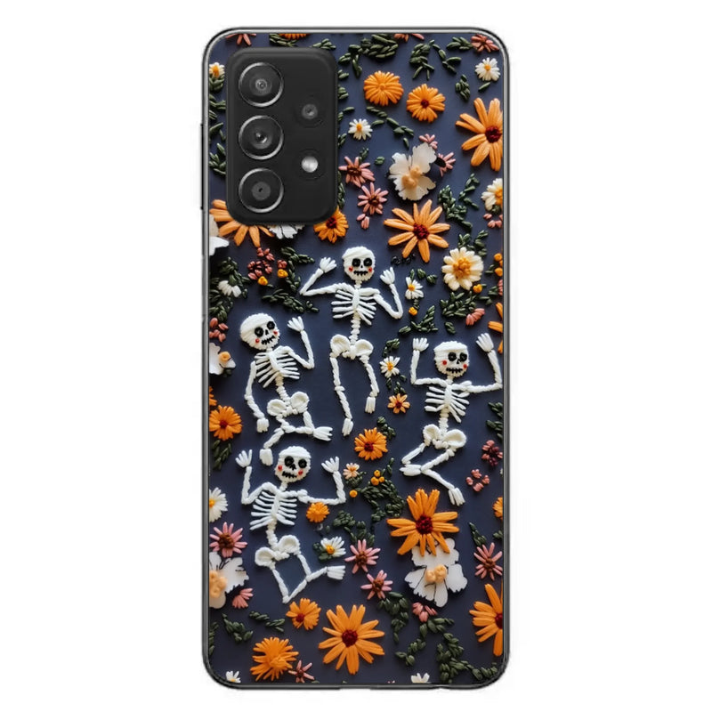Custom Personalized 3D Skeleton Phone Case - Halloween Gift Idea - Case For iPhone/ Samsung