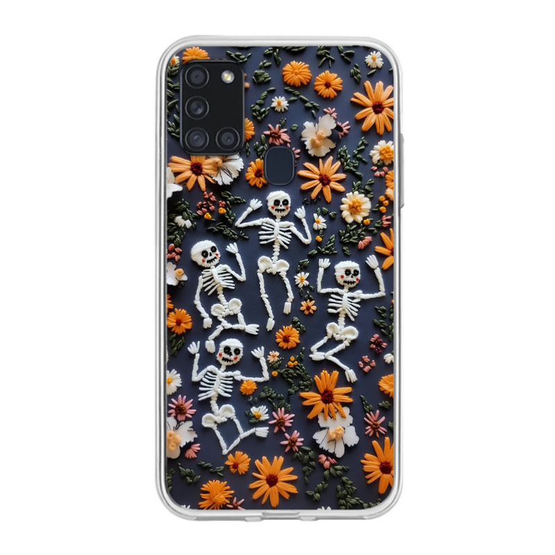 Custom Personalized 3D Skeleton Phone Case - Halloween Gift Idea - Case For iPhone/ Samsung