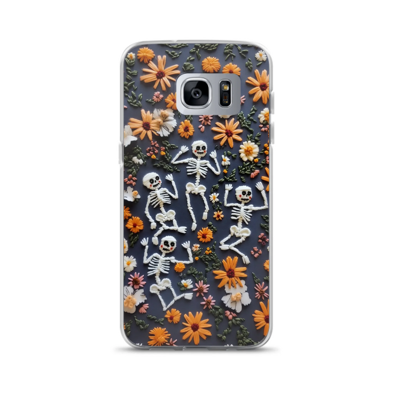 Custom Personalized 3D Skeleton Phone Case - Halloween Gift Idea - Case For iPhone/ Samsung