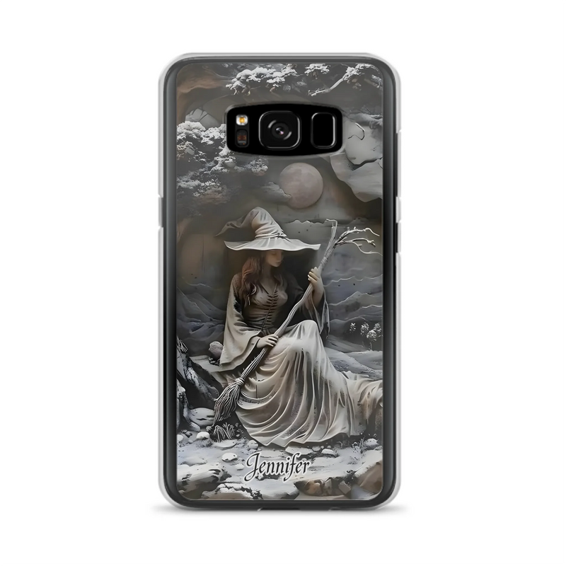 Custom Personalized Witch Phone Case - Halloween/ Birthday Gift Idea For Yourself, Witch Lovers - Case For iPhone/ Samsung