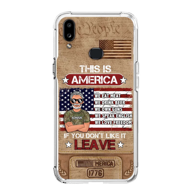 Custom Personalized Veteran Phone Case - Gift Idea For Veteran/ Daughter - This Is America - Case For iPhone/ Samsung