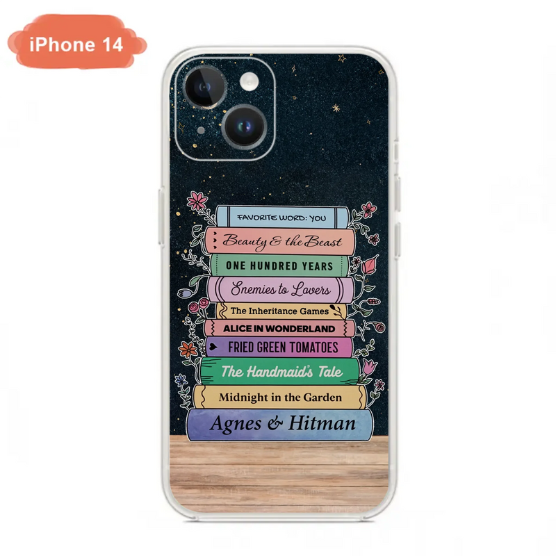 Custom Personalized Reading Book Phone Case For iPhone/ Samsung - Gift Idea For Reading Lover/ Birthday