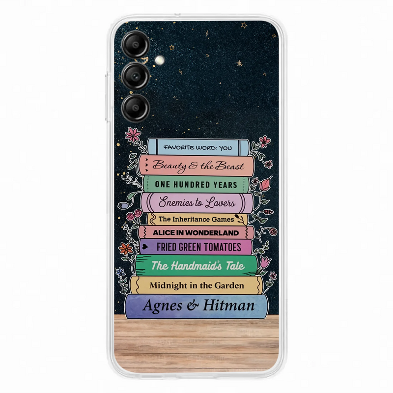 Custom Personalized Reading Book Phone Case For iPhone/ Samsung - Gift Idea For Reading Lover/ Birthday