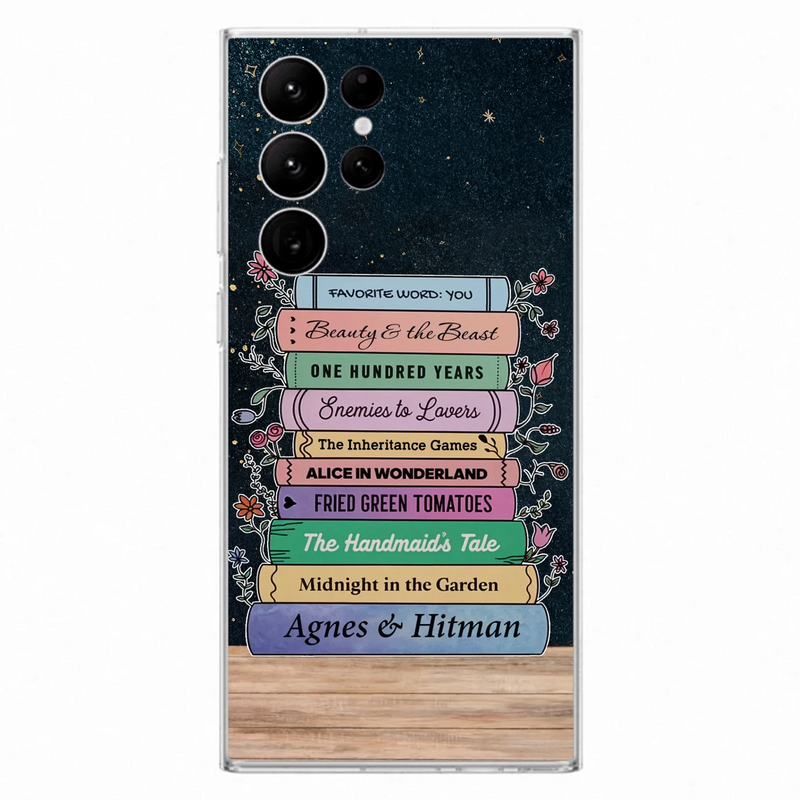 Custom Personalized Reading Book Phone Case For iPhone/ Samsung - Gift Idea For Reading Lover/ Birthday