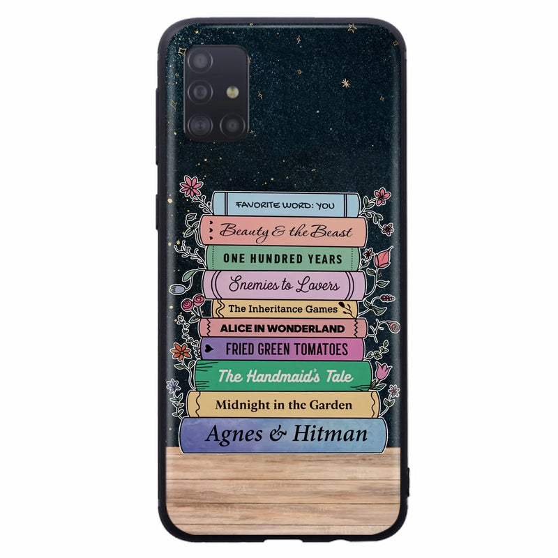 Custom Personalized Reading Book Phone Case For iPhone/ Samsung - Gift Idea For Reading Lover/ Birthday