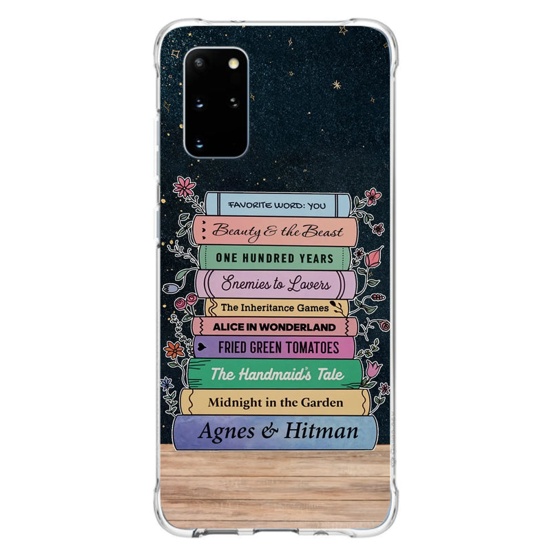 Custom Personalized Reading Book Phone Case For iPhone/ Samsung - Gift Idea For Reading Lover/ Birthday