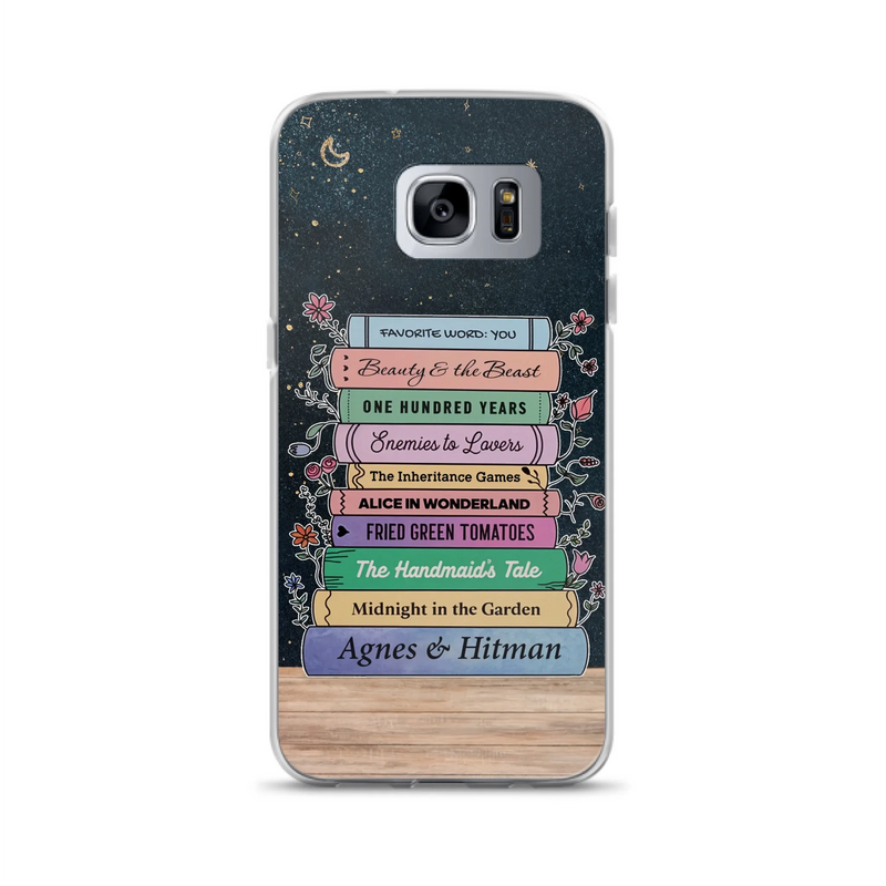 Custom Personalized Reading Book Phone Case For iPhone/ Samsung - Gift Idea For Reading Lover/ Birthday