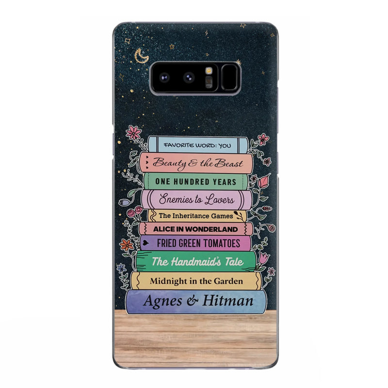 Custom Personalized Reading Book Phone Case For iPhone/ Samsung - Gift Idea For Reading Lover/ Birthday