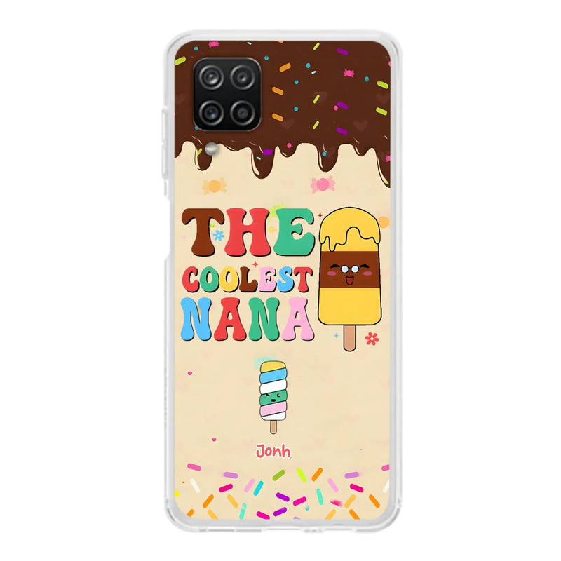 Custom Personalized The Coolest Nana Phone Case - Upto 10 Kids - Mother's Day Gift Idea for Grandma/ Mom - Case for iPhone/ Samsung