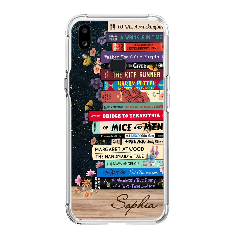 Custom Personalized Books Phone Case - Reading Book Lover Gift Idea - Case For iPhone/ Samsung