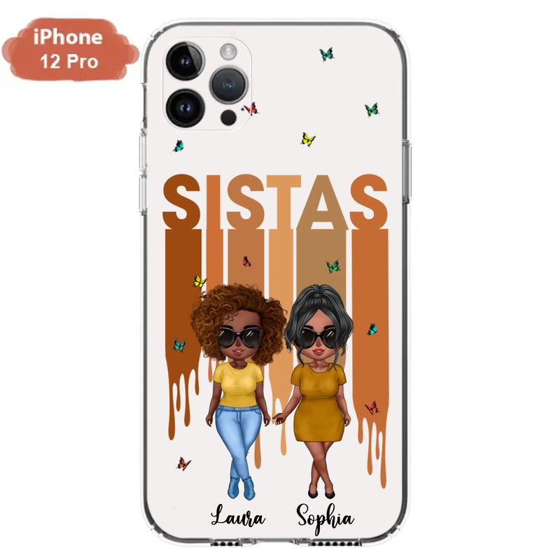 Custom Personalized Best Friends Phone Case - Upto 5 Girls - Gift Idea For Sisters/ Besties - Case For iPhone/Samsung