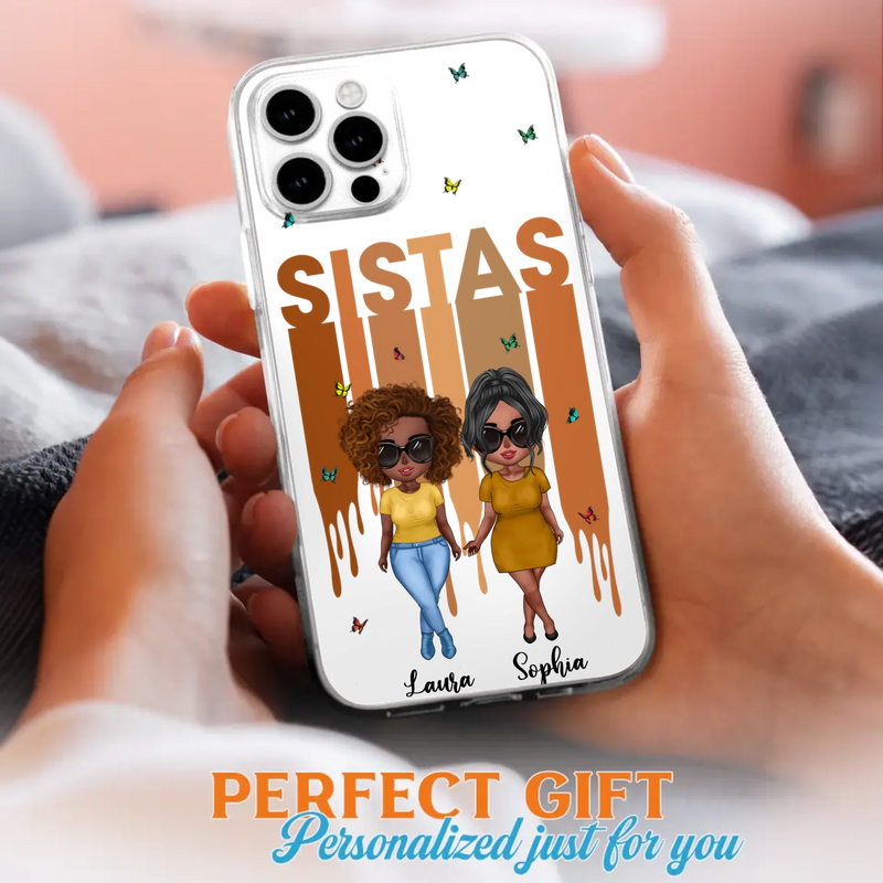 Custom Personalized Best Friends Phone Case - Upto 5 Girls - Gift Idea For Sisters/ Besties - Case For iPhone/Samsung