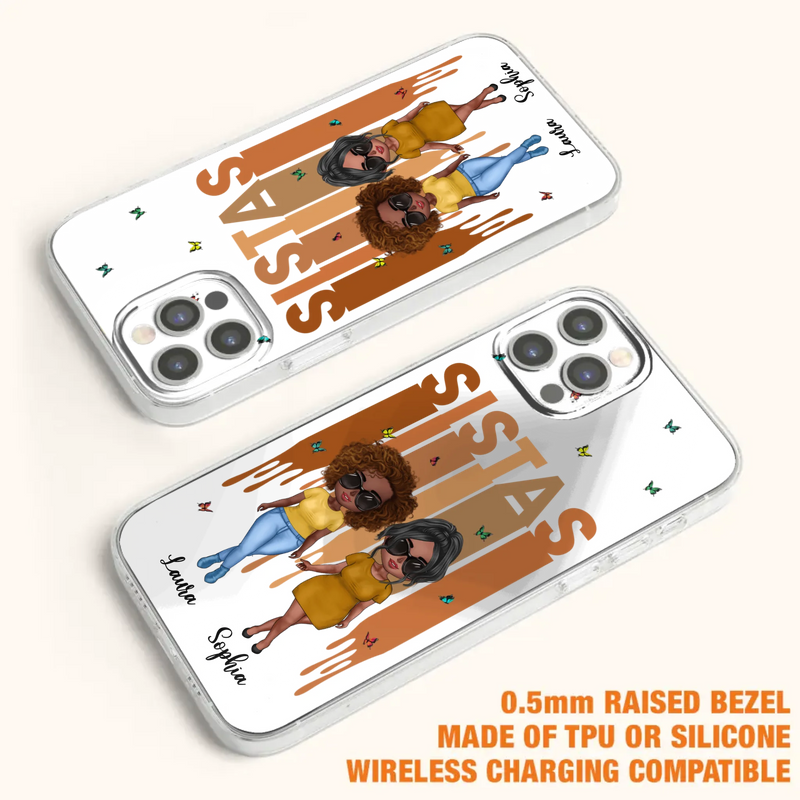 Custom Personalized Best Friends Phone Case - Upto 5 Girls - Gift Idea For Sisters/ Besties - Case For iPhone/Samsung