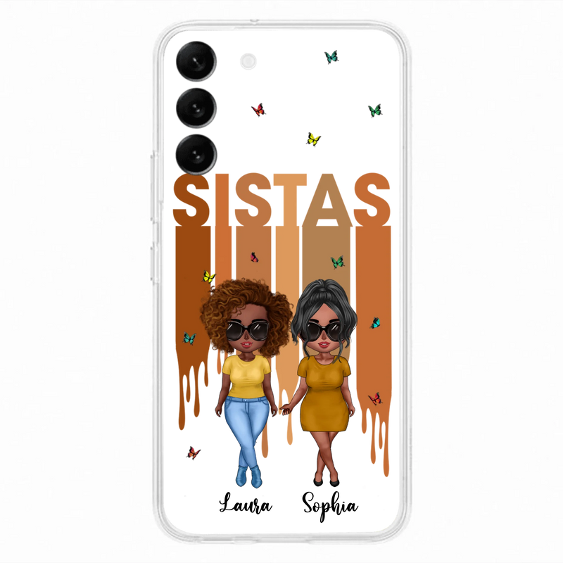 Custom Personalized Best Friends Phone Case - Upto 5 Girls - Gift Idea For Sisters/ Besties - Case For iPhone/Samsung