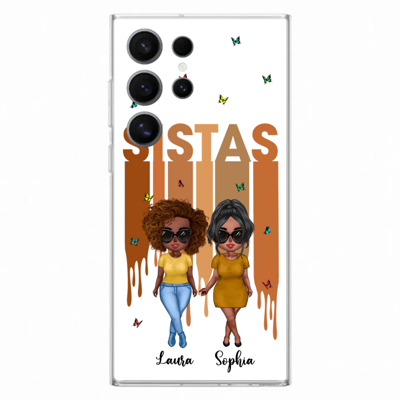 Custom Personalized Best Friends Phone Case - Upto 5 Girls - Gift Idea For Sisters/ Besties - Case For iPhone/Samsung