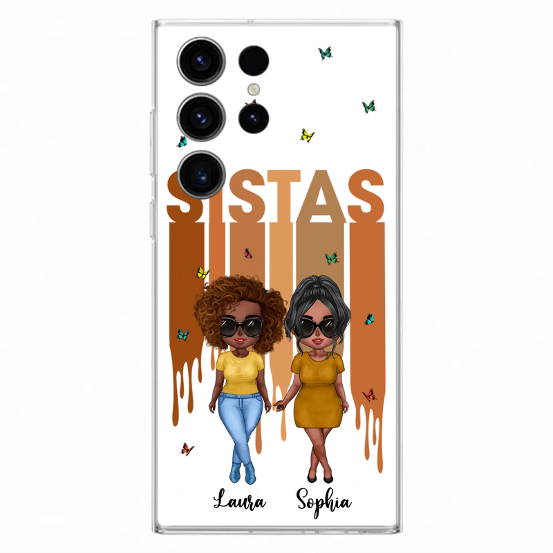 Custom Personalized Best Friends Phone Case - Upto 5 Girls - Gift Idea For Sisters/ Besties - Case For iPhone/Samsung