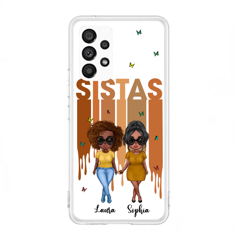 Custom Personalized Best Friends Phone Case - Upto 5 Girls - Gift Idea For Sisters/ Besties - Case For iPhone/Samsung