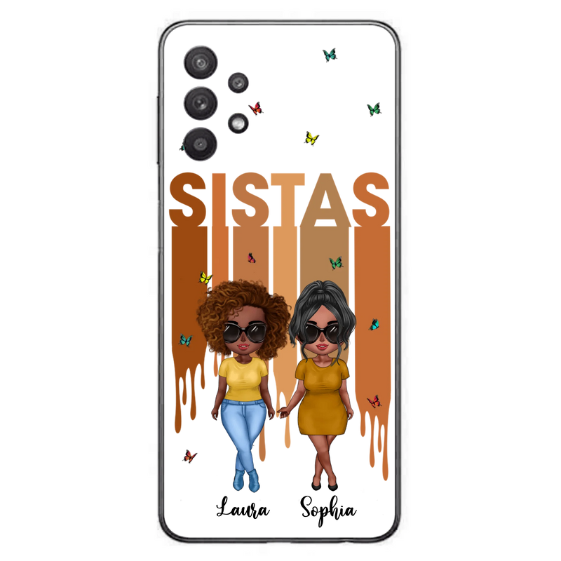 Custom Personalized Best Friends Phone Case - Upto 5 Girls - Gift Idea For Sisters/ Besties - Case For iPhone/Samsung