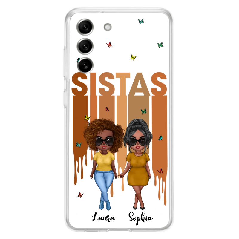 Custom Personalized Best Friends Phone Case - Upto 5 Girls - Gift Idea For Sisters/ Besties - Case For iPhone/Samsung