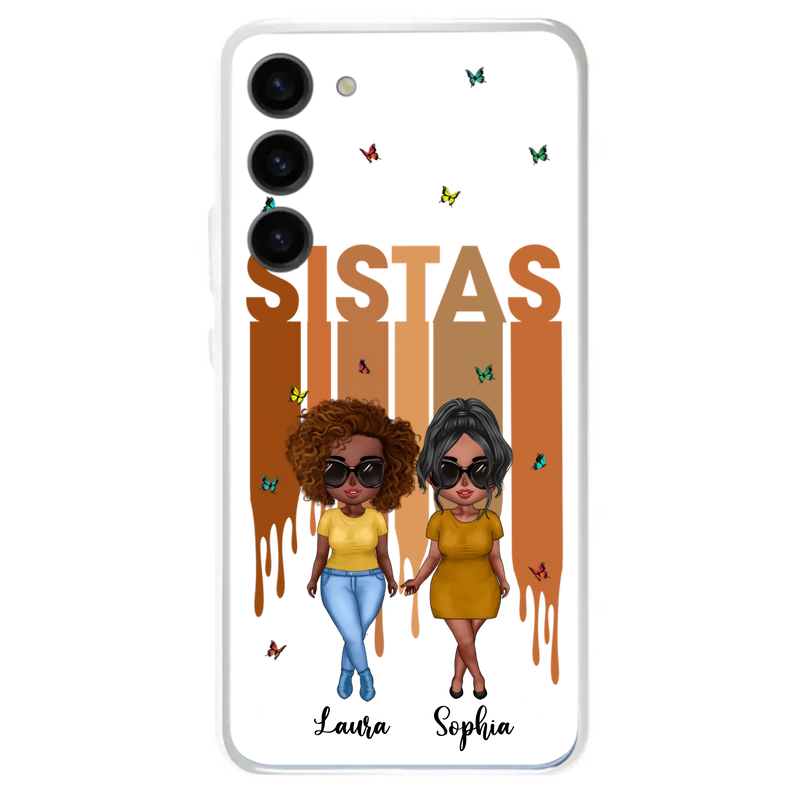 Custom Personalized Best Friends Phone Case - Upto 5 Girls - Gift Idea For Sisters/ Besties - Case For iPhone/Samsung