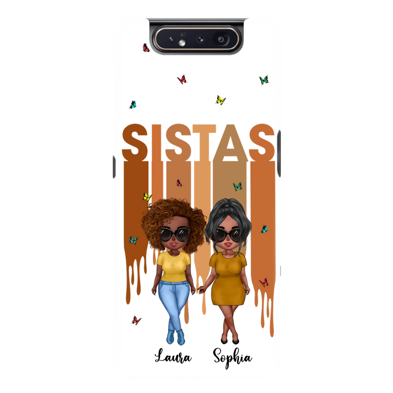 Custom Personalized Best Friends Phone Case - Upto 5 Girls - Gift Idea For Sisters/ Besties - Case For iPhone/Samsung