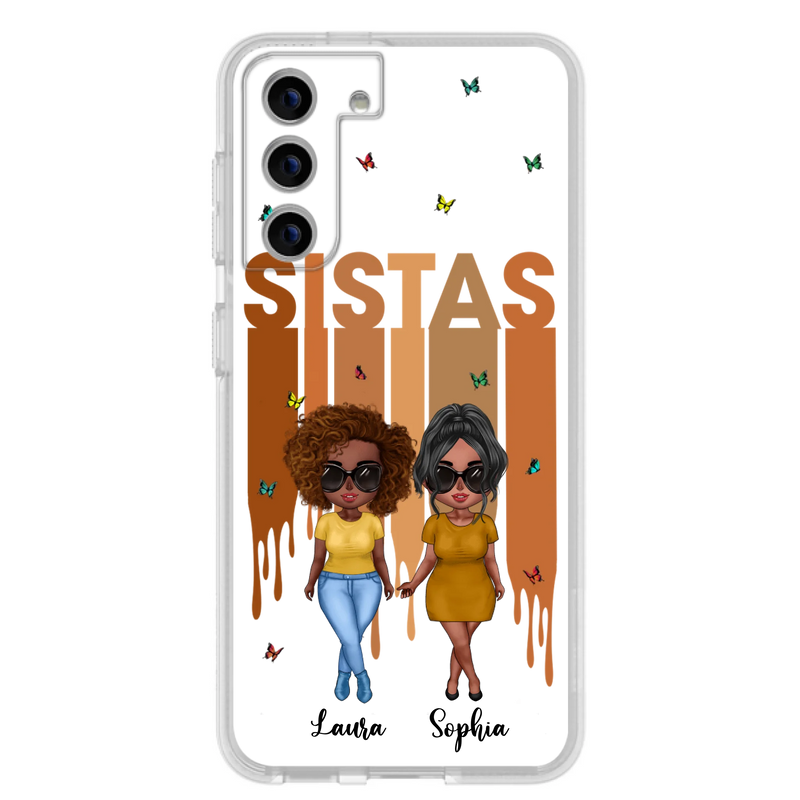 Custom Personalized Best Friends Phone Case - Upto 5 Girls - Gift Idea For Sisters/ Besties - Case For iPhone/Samsung