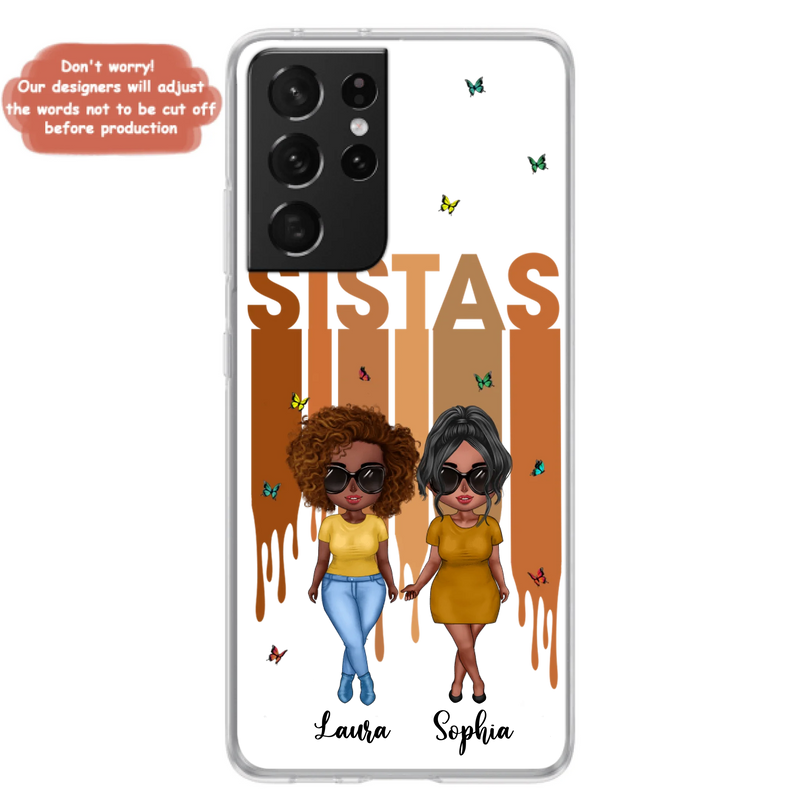 Custom Personalized Best Friends Phone Case - Upto 5 Girls - Gift Idea For Sisters/ Besties - Case For iPhone/Samsung