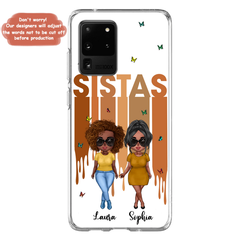 Custom Personalized Best Friends Phone Case - Upto 5 Girls - Gift Idea For Sisters/ Besties - Case For iPhone/Samsung