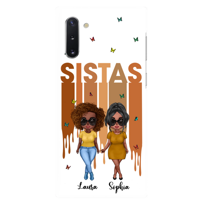 Custom Personalized Best Friends Phone Case - Upto 5 Girls - Gift Idea For Sisters/ Besties - Case For iPhone/Samsung