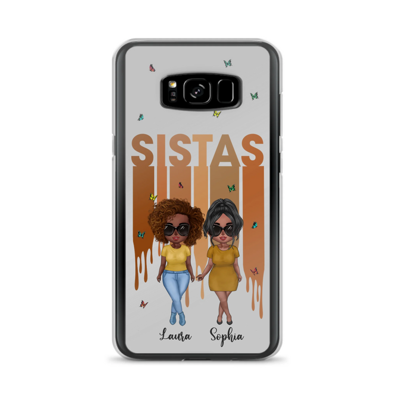 Custom Personalized Best Friends Phone Case - Upto 5 Girls - Gift Idea For Sisters/ Besties - Case For iPhone/Samsung