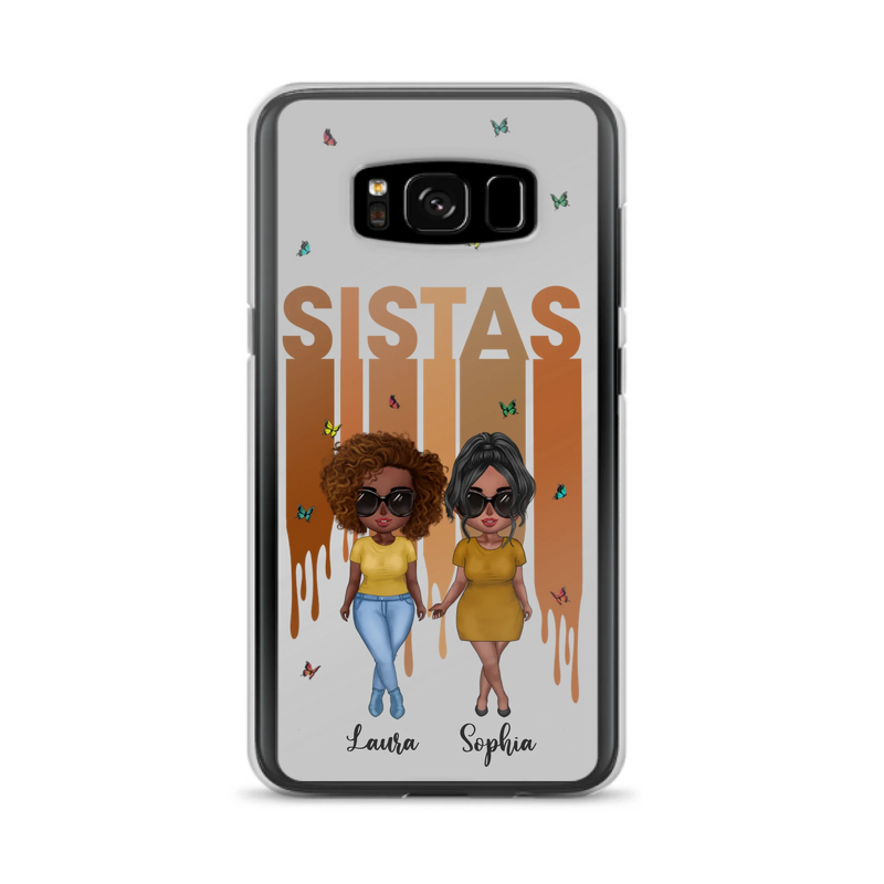 Custom Personalized Best Friends Phone Case - Upto 5 Girls - Gift Idea For Sisters/ Besties - Case For iPhone/Samsung