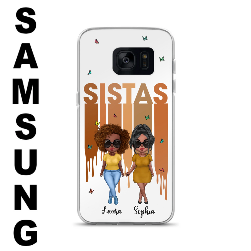 Custom Personalized Best Friends Phone Case - Upto 5 Girls - Gift Idea For Sisters/ Besties - Case For iPhone/Samsung