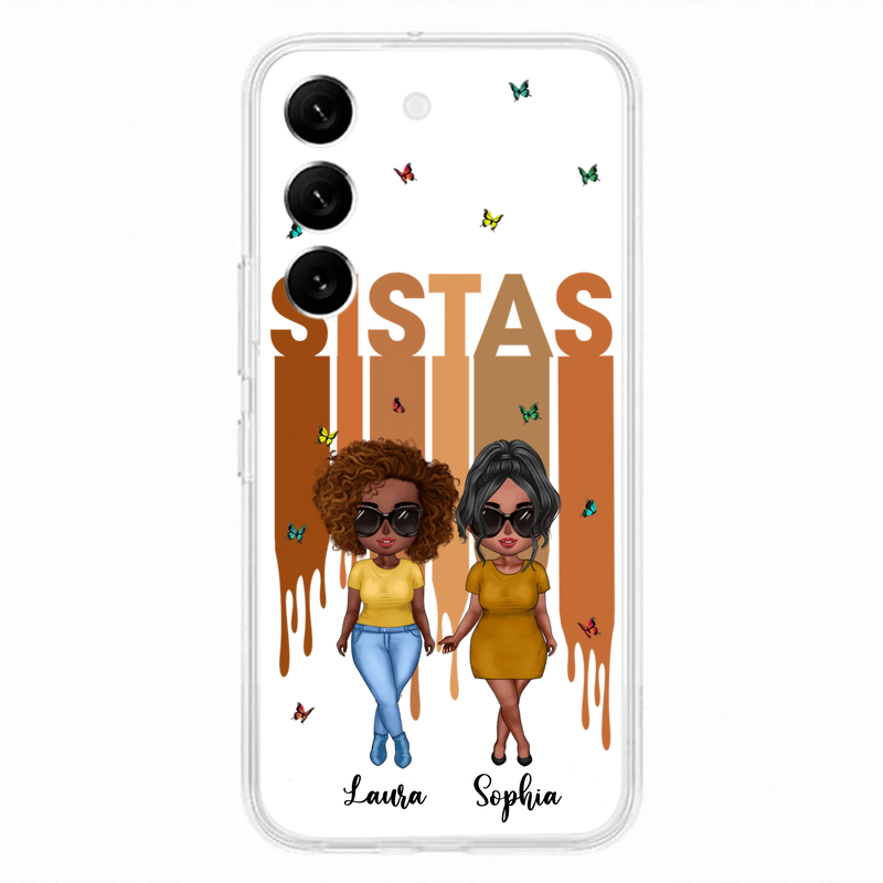 Custom Personalized Best Friends Phone Case - Upto 5 Girls - Gift Idea For Sisters/ Besties - Case For iPhone/Samsung