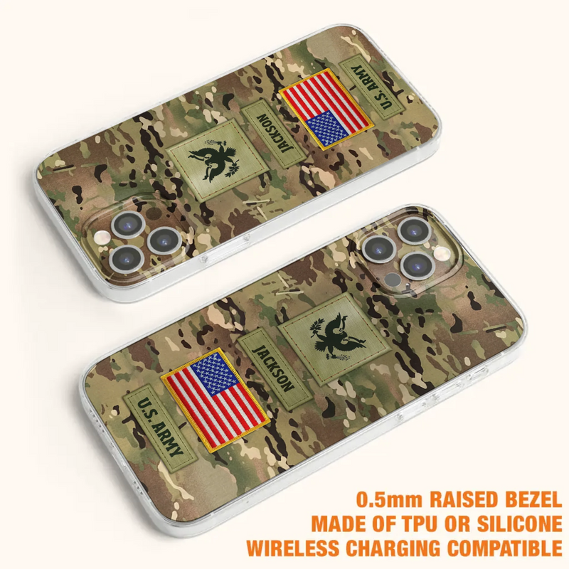 Custom Personalized Veteran Phone Case - Father's Day Gift for Veteran - Case For iPhone/Samsung